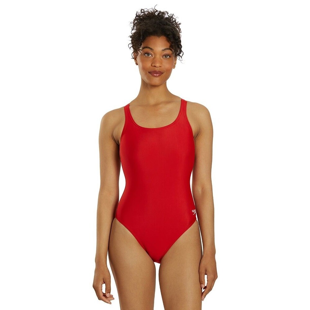 Speedo Pro LT One Piece Red Swimsuit Size 6  /  32 New NWT Performance